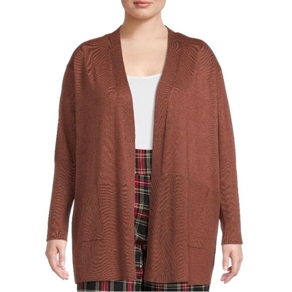Women’s Plus Open Front Cardigan Sweater Size 4X - Picture 6 of 9